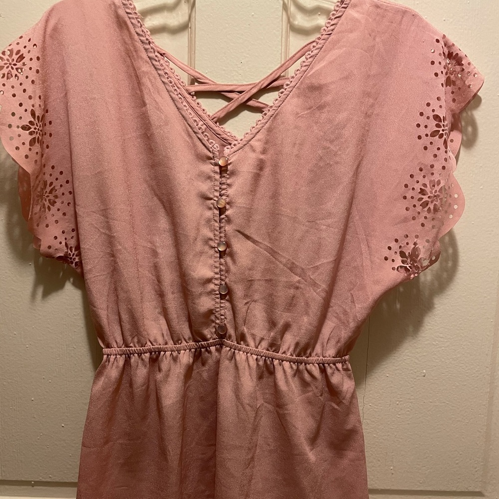 Light pink blouse